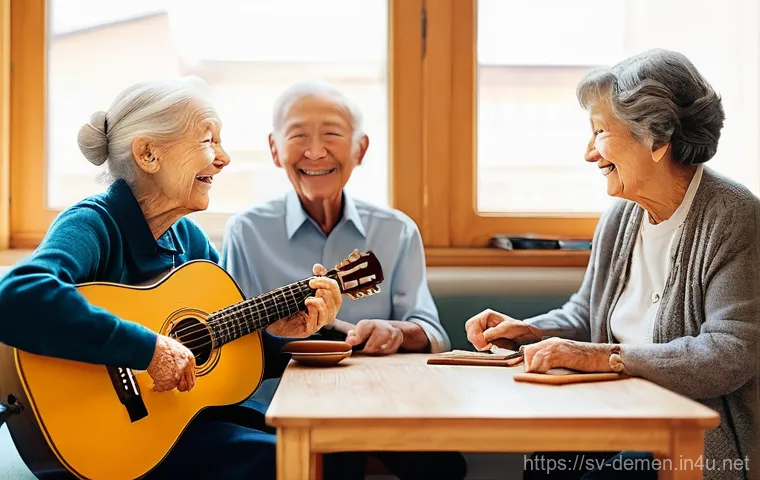 치매관리사 일상 루틴 공유 - **Morning's Gentle Start: Dignified Dressing**
    A warm and softly lit bedroom. A compassionate fe...