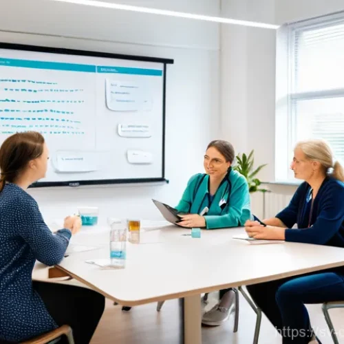 치매관리사 주간 사례 분석 - **Prompt: Collaborative Person-Centered Care Meeting in a Swedish Dementia Facility**
    "A bright,...